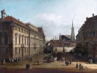 La place Lobkowitz à Vienne
