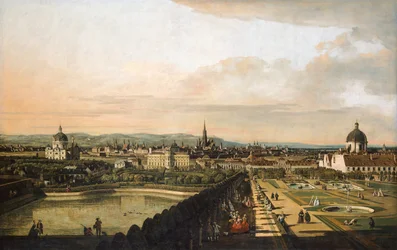 Vienne vue depuis le palais du Belvédère