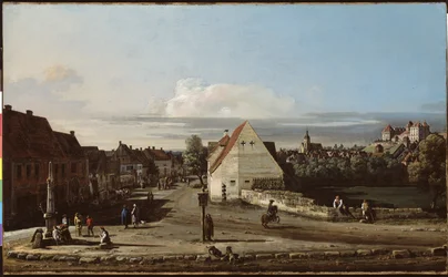 Vue de Pirna avec la forteresse de Sonnenstein, 1755-65