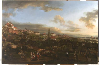 Vue de Varsovie avec le palais Ordynacki, 1772