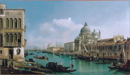 Vue du Grand Canal : Santa Maria della Salute et la Dogana depuis le Campo Santa Maria Zobenigo