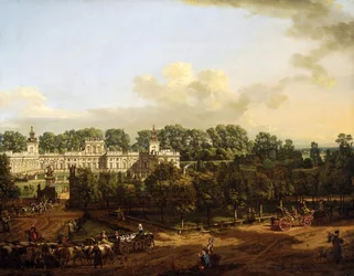 Le palais de Wilanów vu de l