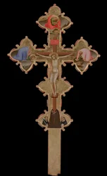 Croix portable, double face verso, 1335-1340