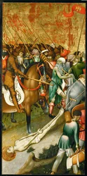 Quatre scènes du martyre de saint Georges ...