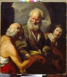 Saint Pierre guérissant un paralytique