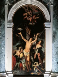 Saint Sébastien soigné par les saintes femmes