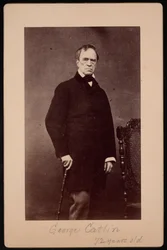 Portrait de George Catlin 1796-1872, vers 1867