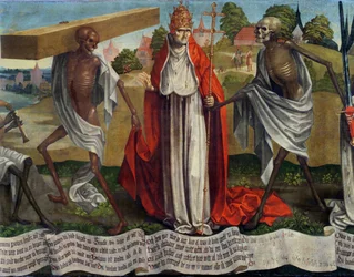 Danse Macabre : Pape (détail)