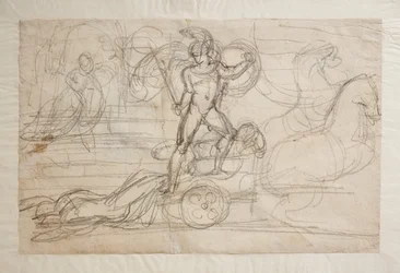 Achille traîne le corps d