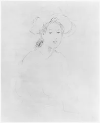 Tête de femme (Verso) 1893