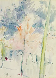Arbre rouge dans un bois, 1893