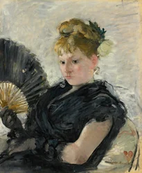 Femme avec un éventail, 1876