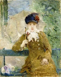 Femme avec une ombrelle, 1881