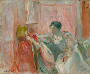 Jeune femme et enfant