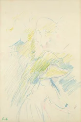 Jeune fille dans le jardin, 1888