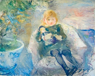 Jeune fille avec poupée, vers 1884