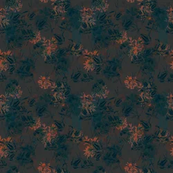 Burnt Umber Floral, 2015 (motif répétitif illustratif)