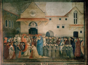 Consécration de Saint Egidio par le pape Martin V