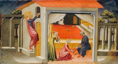 Saint Nicolas fournissant des dots, 1433-35