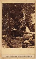 Rapides et cascades, Franconia Notch, New Hampshire, 1860s