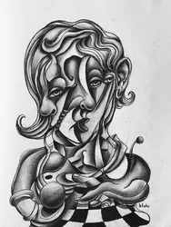 Picasso réfléchissant