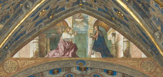 Abside, Superarch, Boccaccio Boccaccino, Annonciation 1506-07