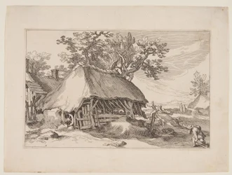 Planche 7, tirée de Paysages avec fermes