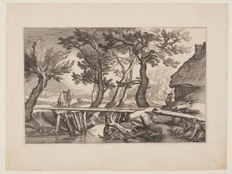 Planche 8, tirée de Paysages avec fermes