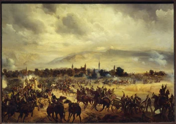 Une scène de la guerre d