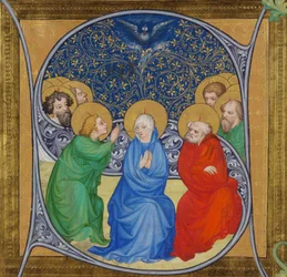 La descente du Saint-Esprit Pentecôte, 1415