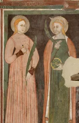 Sainte Aquilina et Sainte Catherine d