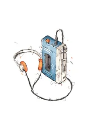 Lecteur de cassettes rétro