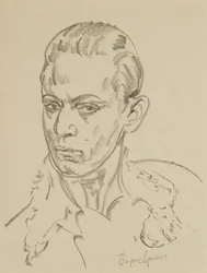Portrait du danseur et chorégraphe de ballet Sergey Lifar 1905-1986