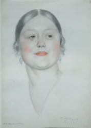 Portrait de Maria Dmitrievna Chostakovitch, 1923