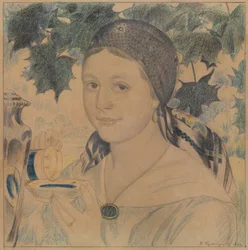 Portrait de Maria Chostakovitch, 1922