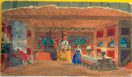 Décor de scène pour l