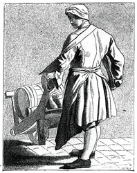 Fabricant de vinaigre itinérant, 1737-1742