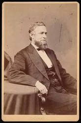 Portrait de Schuyler Colfax 1823-1885, avant 1885