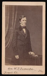 Portrait de William Pitt Fessenden 1806-1869, avant 1869