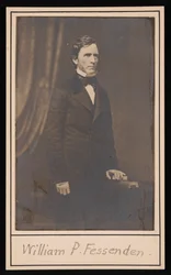 Portrait de William Pitt Fessenden 1806-1869, avant 1869