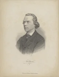 Portrait du pianiste et compositeur Carl Heinrich Carsten Reinecke 1824-1910, c. 1850