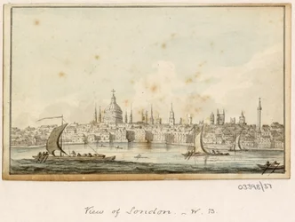 Une série de croquis, vues en Grande-Bretagne, sur le Continent et en Amérique 1772-1778