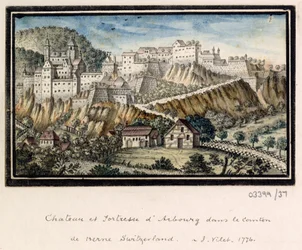 Une série de croquis, vues en Grande-Bretagne, sur le continent et en Amérique 1772-1778