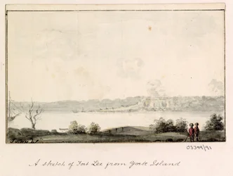 Une série de croquis, vues en Grande-Bretagne, sur le continent et en Amérique 1772-1778