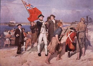 Le capitaine James Cook débarque en Australie
