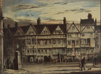 Holborn Bars, acheté et restauré par Prudential Assurance Co, c.1884