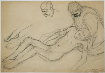 Devenir et disparaître (esquisse), vers 1920 (crayon sur papier)