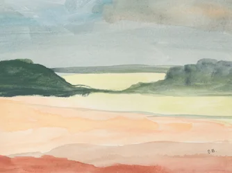Paysage désertique serein