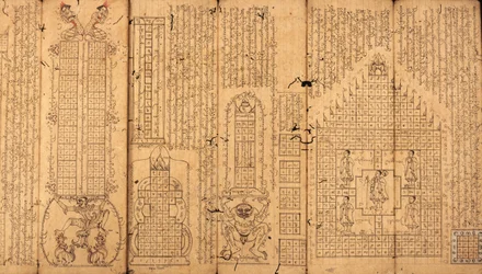 Manuscrit birman sur l