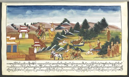 Divinités dans un paysage, du 